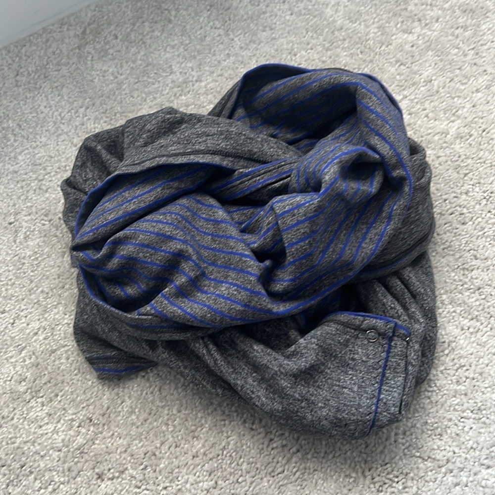 Lululemon vinyasa scarf blue/grey reversible